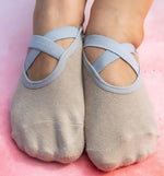 Pilates Socks: Beige